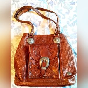 American West leather purse